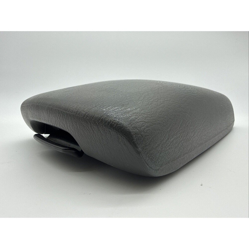 2002-07 JEEP LIBERTY, DODGE NITRO CENTER CONSOLE VINYL ARMREST LID DARK GRAY OEM